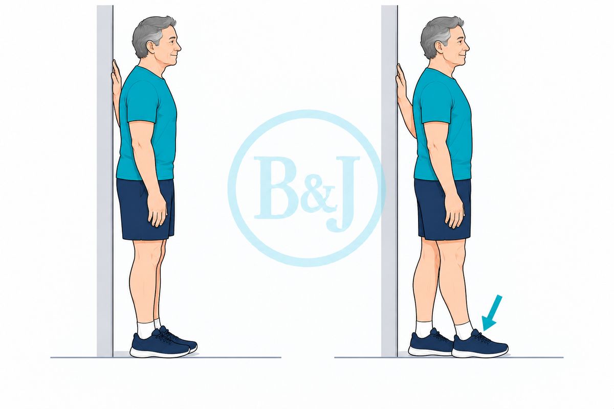Heel-to-toe stand