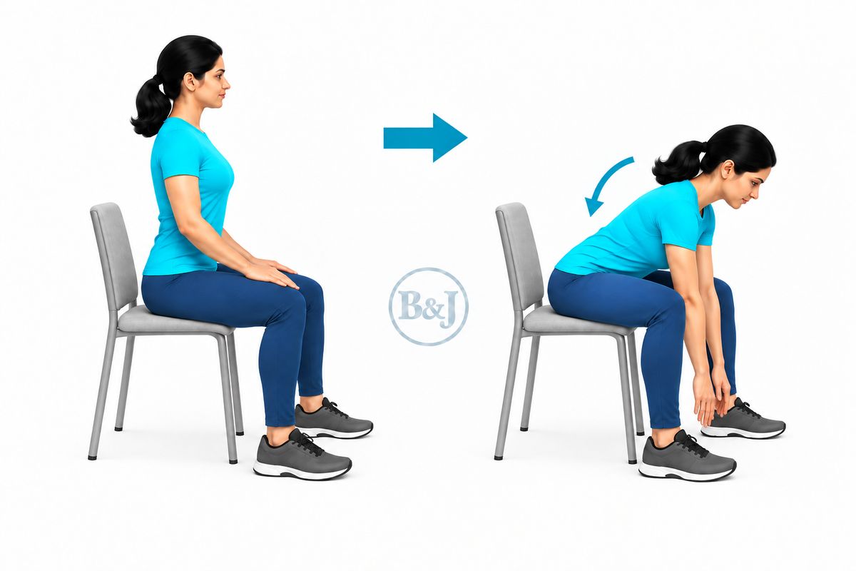 Seated forward bend