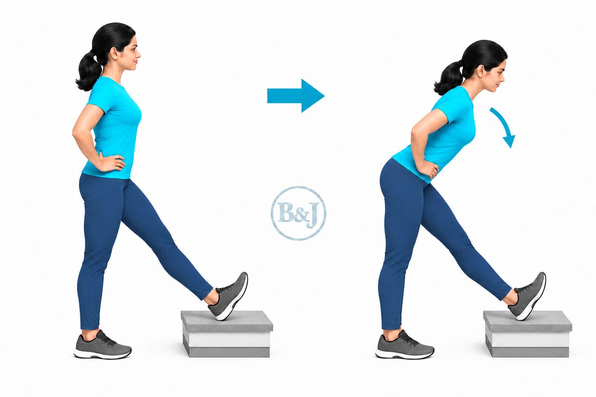 Hamstring stretch