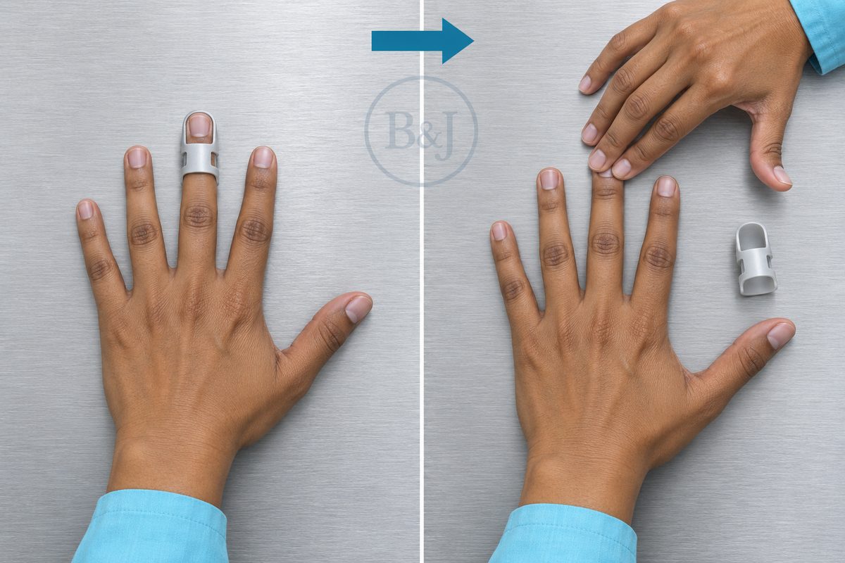 Changing the splint safely