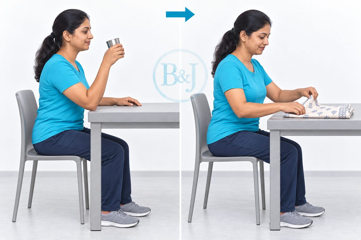 Using the hand for daily jobs