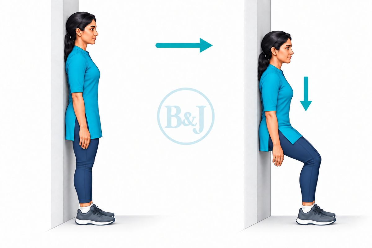Mini wall sit