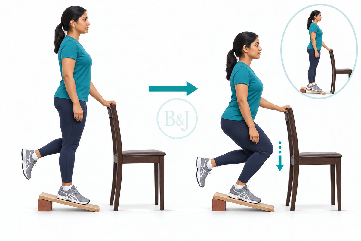Decline squat