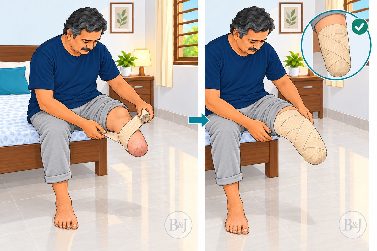 Bandaging the stump