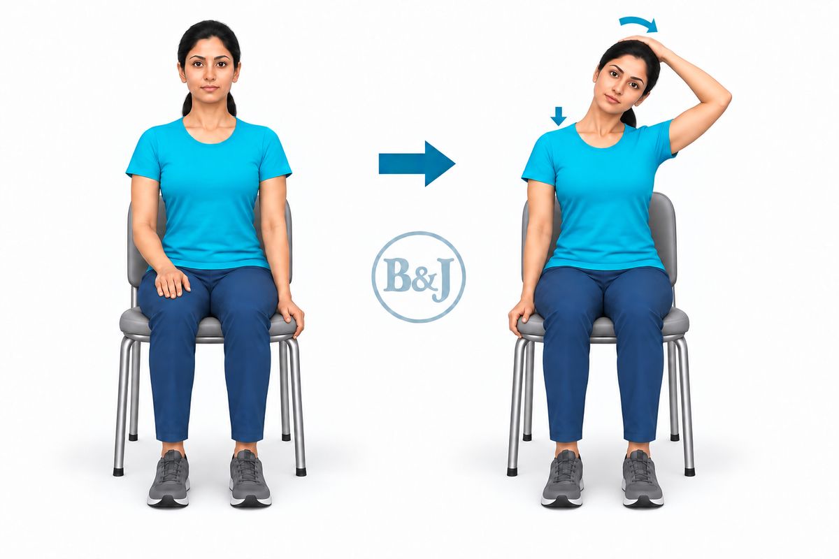 Upper trapezius stretch