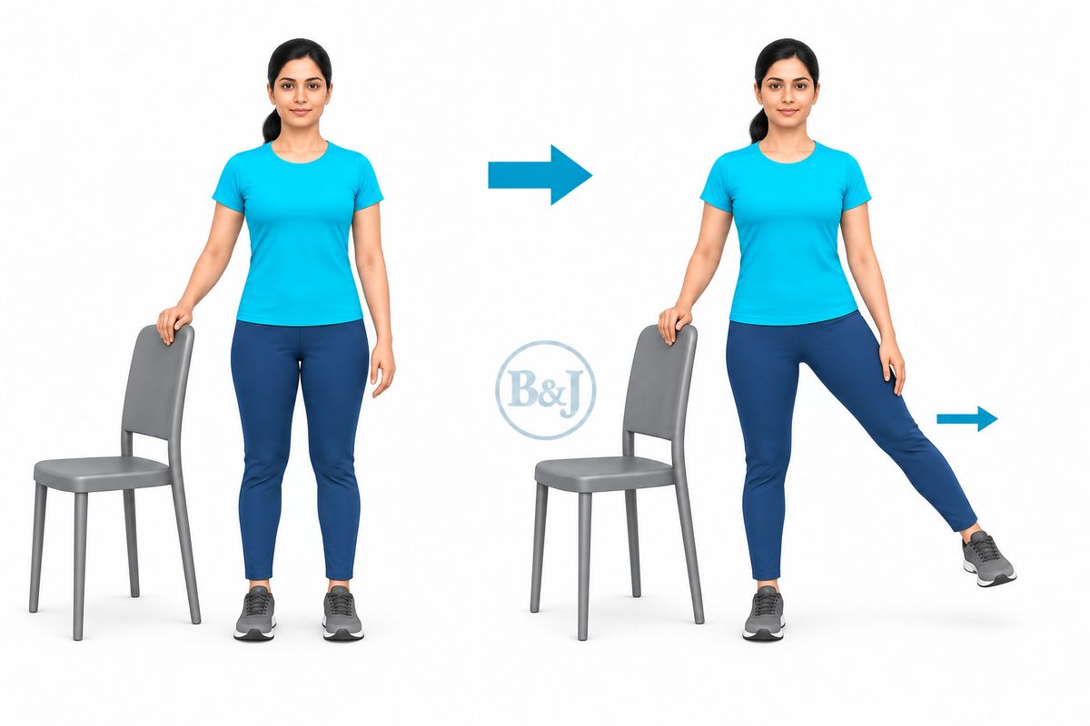 Standing hip abduction