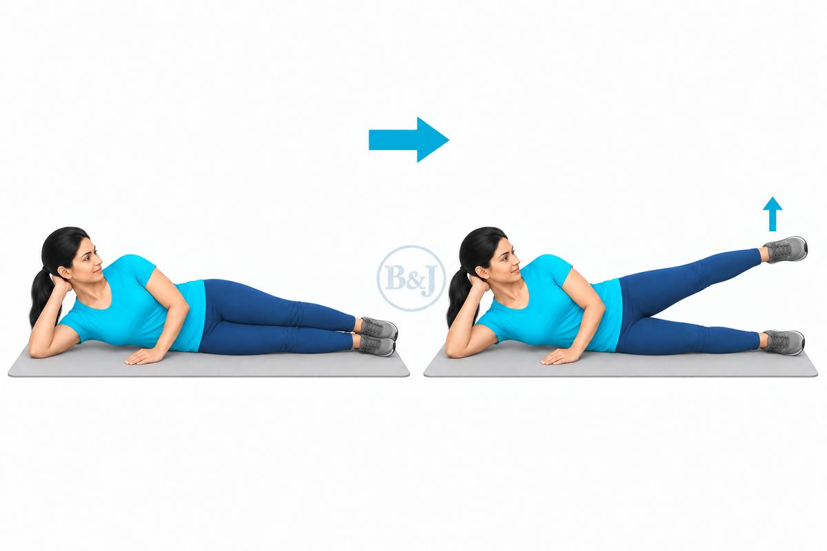Side-lying hip lift