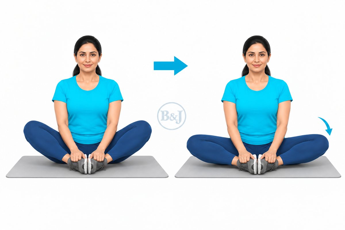 Inner thigh stretch