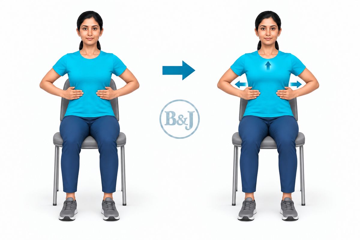 Chest expansion breathing