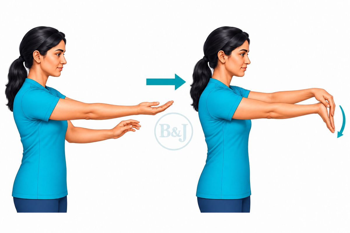 Wrist flexor stretch