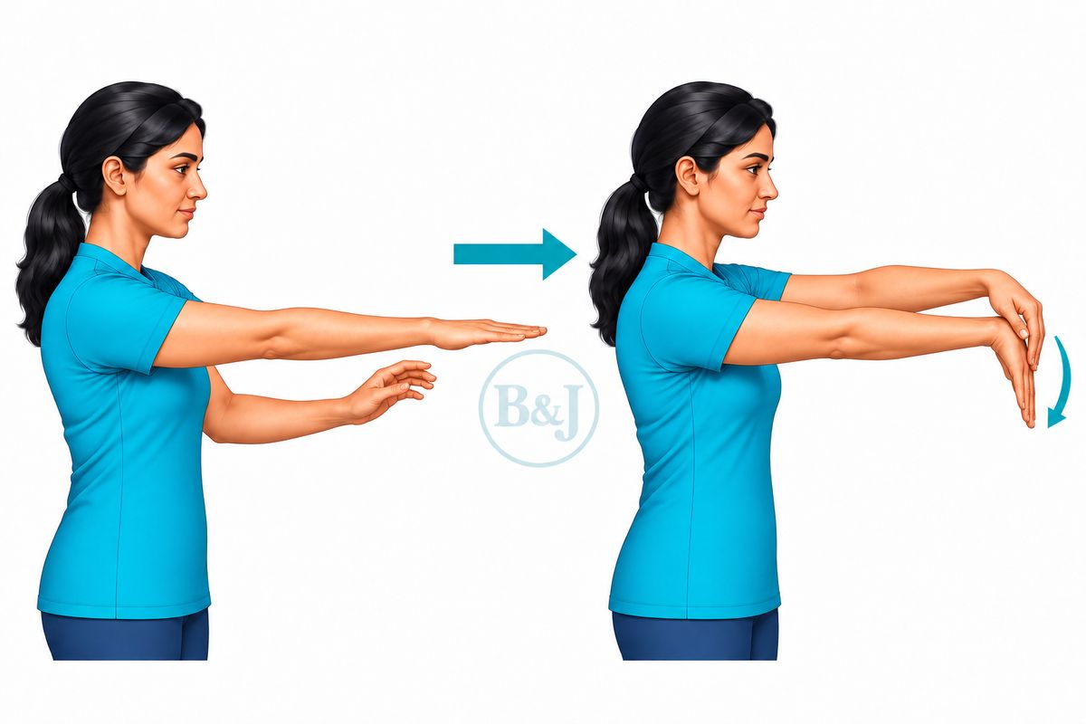 Wrist extensor stretch