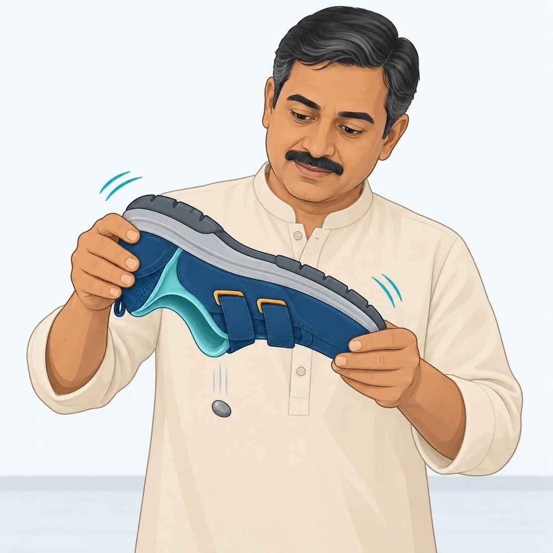 Shake out your shoes